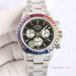New Rolex Rainbow Diamond Watch - Best Replica Rolex Daytona Rainbow Stainless Steel With Diamonds (1)_th.jpg